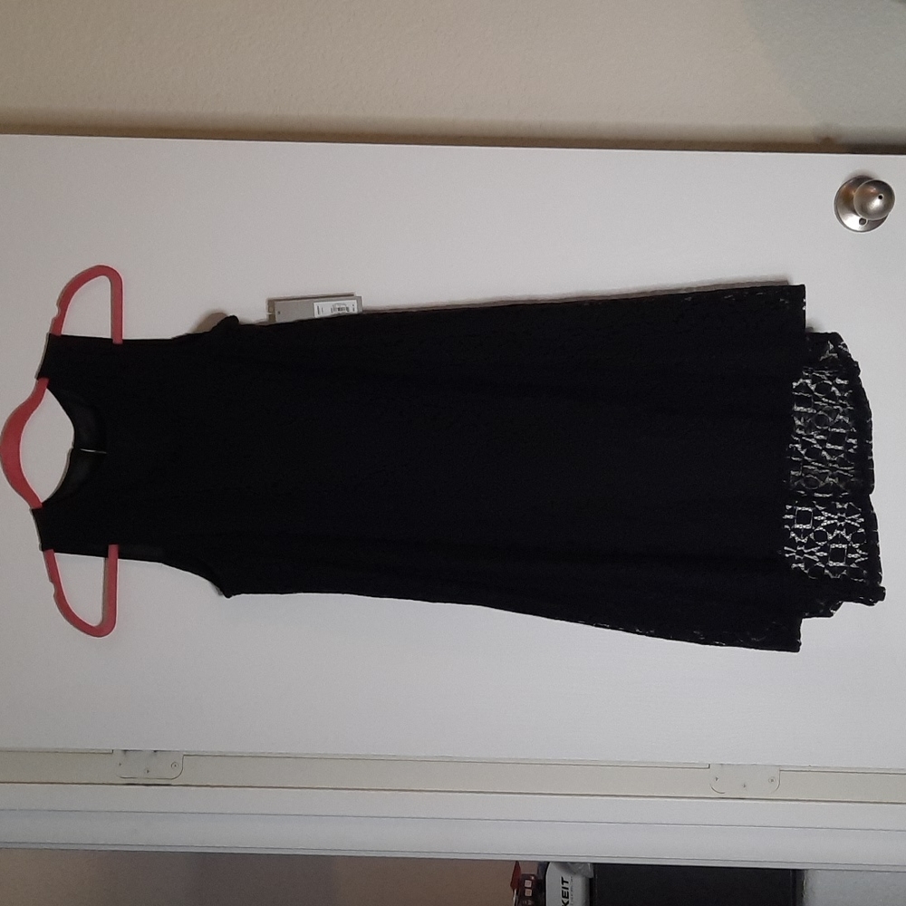 Apt 9 Hi/Low Black Lace Dress